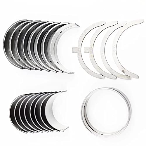 Wsbaodan Main Bearing Con Rod Bearing Thrust Washer Compatible With Kubota V1702 V1702B Engine L2850Dt Tractor Kh90 Mini Excavator Bobcat 743 733 Skid Loader Replacement Parts #TOP7