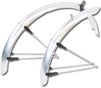 アルミ製アーチ型泥よけ シルバー/ブルー アルミ製アーチ型泥よけ