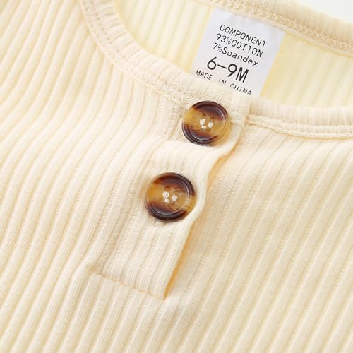 KIDDLETOWN Baby Strampler, Baby Schlafanzug, Baumwolle Strampler Neugeborene, Langarm Schlafanzug Schlafstrampler Pyjama Kleidung Neugeborene Babykleidung für Mädchen und Jungen 0-3 Monate