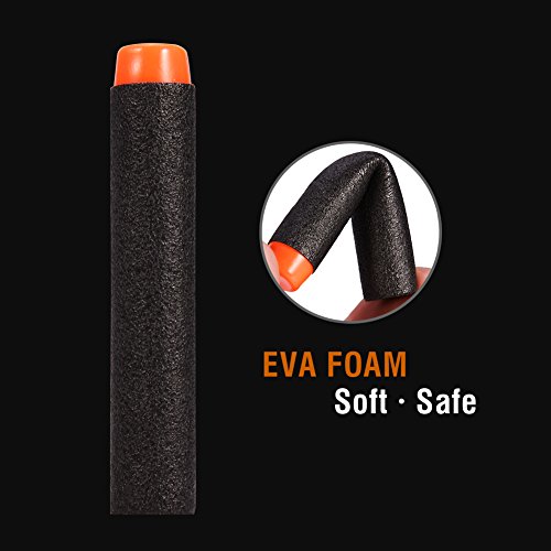 Balas macias, balas de espuma de plástico macio de 7,2 cm para brinquedo de arma