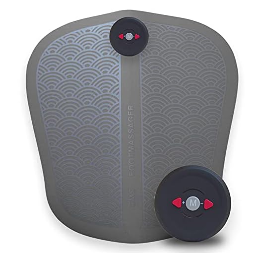 Esterilla de masaje para pies y piernas pesadas (gris), estimulador eléctrico muscular para la circulación sanguínea, relajación, masaje, antiestrés, cuidado de reflexología plantar, bienestar.