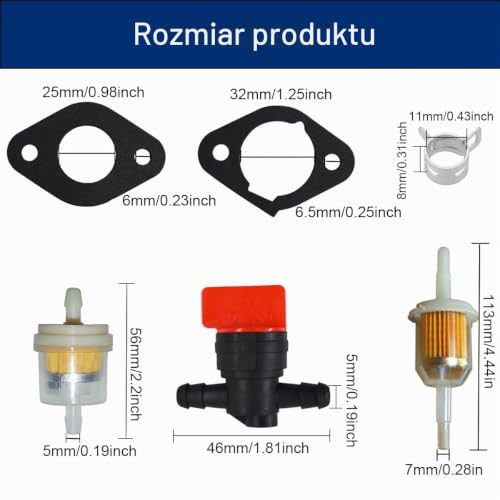 ZAMDOE 15004-0827 15004-7053 gaźnik do Kawasaki FS541V FS600V FR600V FH580V FS481V 19HP 18,5 KM silnik do John Deere X300 X300R zamiennik 15004-0818 15004 -0827 15004-0822 15004-7060 Silnik