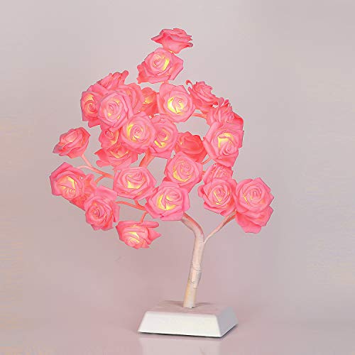 Image for Bolylight LED Table Lamp Adjustable Rose Flower Desk Lamp Night Light 