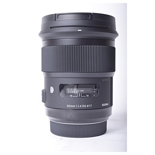 Sigma 50 mm F1,4 DG HSM glas, För Sony-A, svart