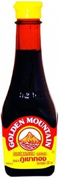 Golden Mountain Soy Sauce Yellow Cap Size 200 Ml.thailand