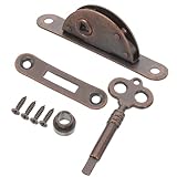 Serrures à clé pour commodes – fabriquées en fer avec une finition antique pour une durabilité exceptionnelle et serrures à clé classiques pour armoires