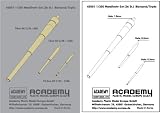 für Tamiya / Academy Bausatz Academy 1/350 Holzdeck, Ätzteile, RohrSet Bismarck/Tirpitz