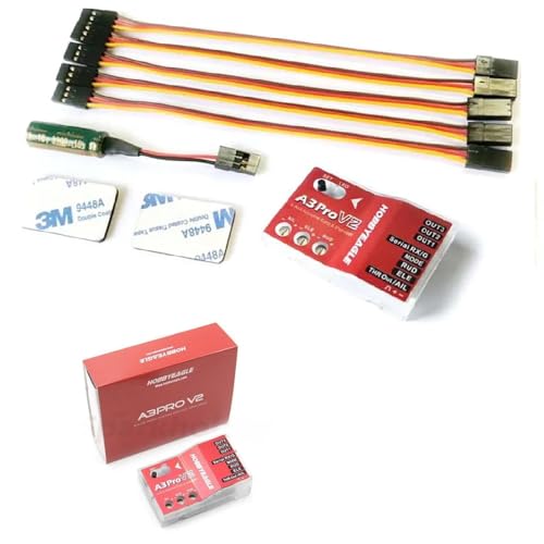 SPARKHOBBY HobbyEagle A3 Pro V2 Flight Controller 6-Axis Airplane Gyroscope Stabilizer System for RC Airplanes Fixed Wing (2pcs A3 PRO)