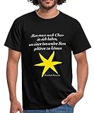 Das hochwertig verarbeitete, gerade geschnittene Herren-T-Shirt von Gildan mit rundem Halsausschnitt ist für Maschinenwäsche bei 30°C geeignet