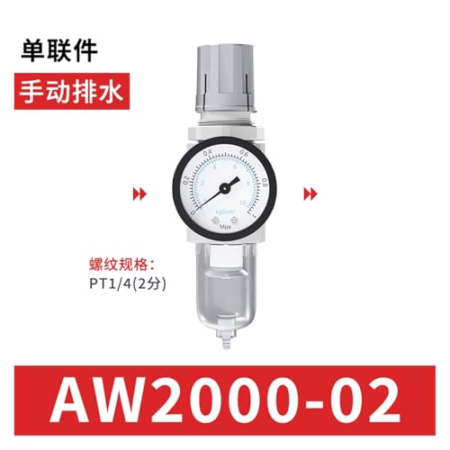 Filtro de aire AW2000-02 idóneo para proteger tus circuitos neumáticos 2