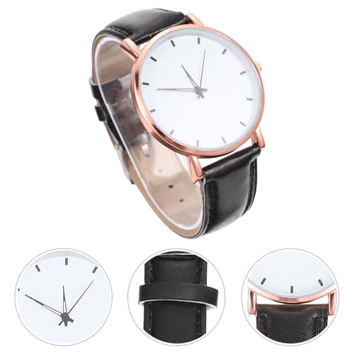 LIGIGWASH Montre Homme Bracelet Cuir Fine Montre Quartz Ultra-Plate Élégante pour Businessmen Confort Réglable Légère Cadeau Masculin – vue 7