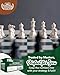 WE Games Bobby Fischer Ultimate Chess Pieces Set, Staunton Plastic Tournament Chess Set - Extra Queens, Triple Weighted