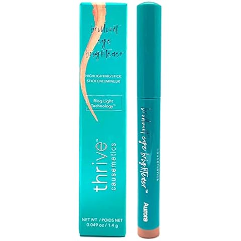 Thrive Causemetics Highlighting Stick Eye Brightener, Rose Gold Shimmer, Aurora Cover