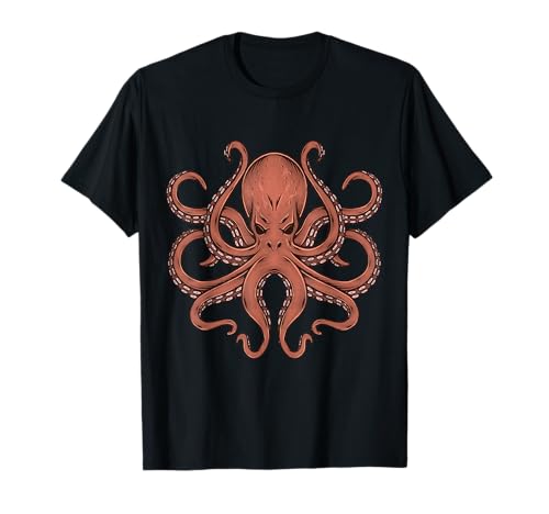 Camisa Oktopus Kraken Océano Pulpo Camiseta