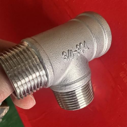 Conector en T de 1 pulgada en acero inoxidable 304 para tuberías 3