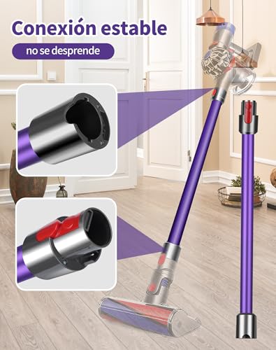 Miniatura 4 de Laoye Tubo De Extensión De Repuesto Para Dyson V7 V8 V10 V11 V15 - Tubo Telescópico Rígido Con Liberación Rápida Para Aspiradora Dyson - 72 Cm