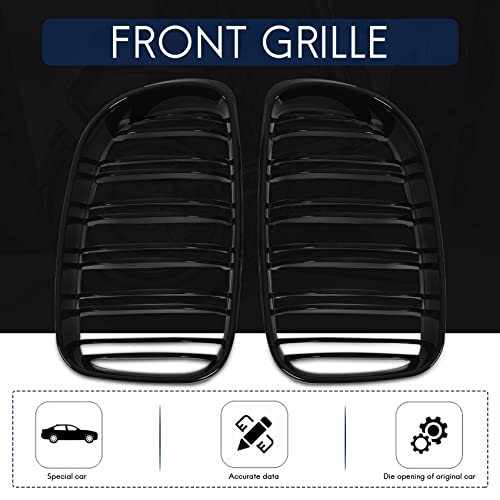 Grille de rechange double slats pour remplacer calandre usée E88 E82 - 2