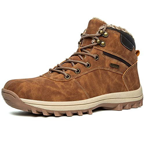 Men's Lightweight Winter Snow Boots for Outdoor Use