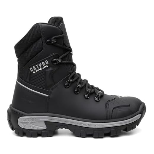 Bota Tática Combat, Couro Legítimo, 18cm de Cano, Solado Antiderrapante (Preto, Normal, BR, Adulto, Numérico, 42)
