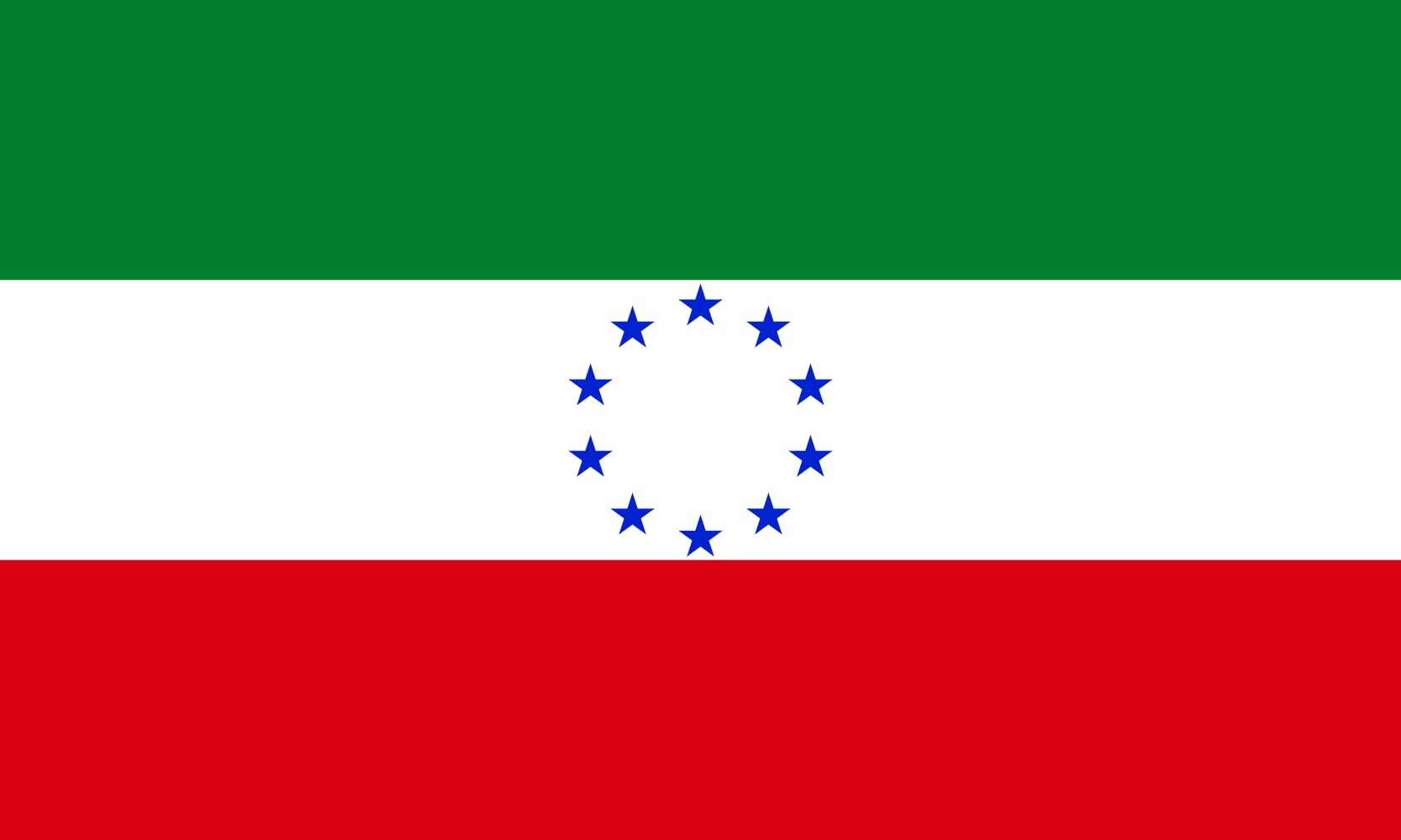 Drapeau Central Ethiopia Regional State haute qualité en tissu renforcé