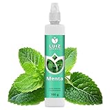 LUIZ AROMAS | Aroma Menta - Aroma Alimentario en Gotas para dulces de Hornear, Pasteles, Bizcochos y Tartas | Producto Vegano sin Calorías y sin Azucar | Producto 100% Italiano (100g)
