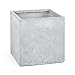 Produktbild blumfeldt Solidflor Pflanzkübel Pflanztopf Übertopf Blumentopf (50 x 50 x 50 cm, Fiberton, Beton-Optik, frostsicher, niedriges Gewicht, sicherer Stand) hellgrau