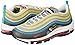 Nike Men's Air Max 97 Running Shoes, Iron Grey/Particle Grey-celery-phantom, 8.5