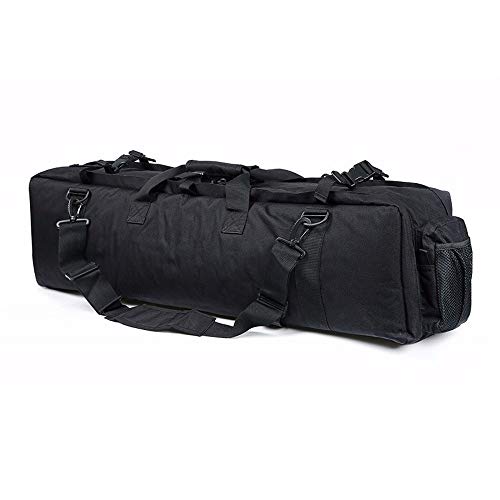 Fouos Padded Rifle Bag, Soft Rifle Case Gun Bag Army Combat Airsoft Air Rifle Bag M249 For Tactical Hunting Backpack,39 Inch #TOP1