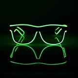 heladera gafa visu premium led top Gafas de flash de novedad, gafas de persiana ranuradas