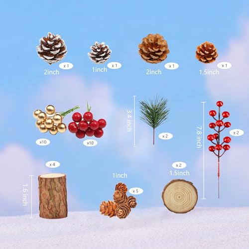 Figurines de Noël d'exception et mini ornements peints à la main