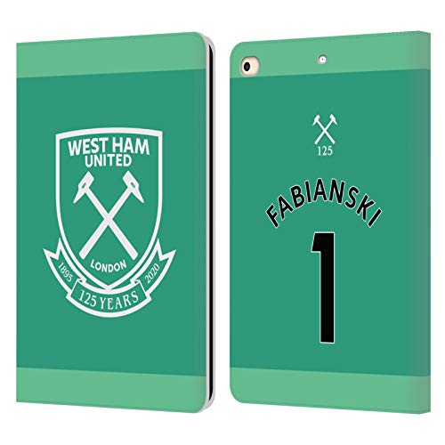 Étui portefeuille iPad 9.7 West Ham United cuir housse de protection Apple 2017 2018