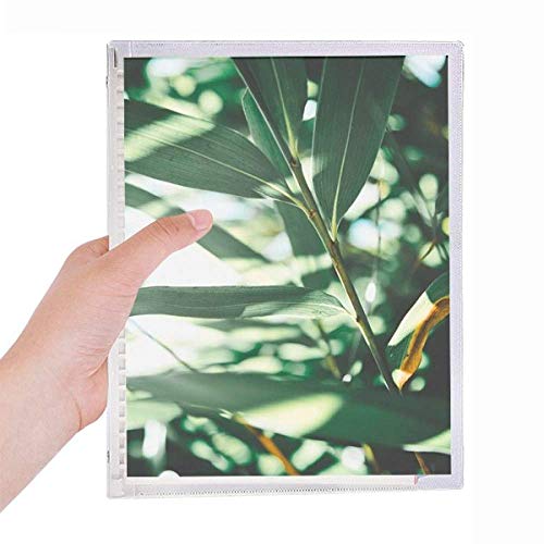 Carnet photo à feuilles rechargeables Green Leaf, idéal pour le scrapbooking