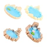 Diy-design: diese miniaturdekorationen sind für heimwerker geeignet und bieten endlose möglichkeiten zum erstellen einer diy- und einzigartigen gartenanlage, miniaturfiguren für zen-gärten und einer bezaubernden mini-teichdekoration