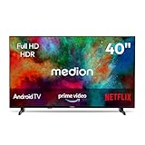 MEDION 100,3 cm (40 Zoll) Full HD Fernseher (Android TV, Smart TV, HDR, Prime Video, PVR, Bluetooth, MD 840100)