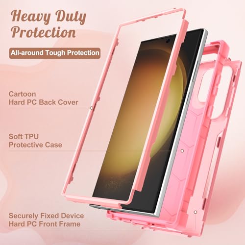 LISEVO for Samsung Galaxy S25 Ultra Case - [Compatible with MagSafe] Women Cute Girls Magnetic Protective Phone Cover Strawberry Girly Kawaii Heavy Duty Shockproof Funda para Samsung S25 Ultra Cases by LISEVO - Used condition - Image 4