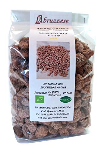 Mandorle Biologiche PRALINATE con zucchero e