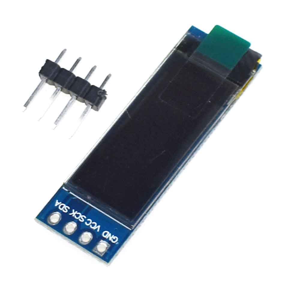 10pcs 0.91 inch OLED Display Module SSD1306 LED DC Display Module LCD 128x32 Screen Driver OLED 3.3V~5V (Blue)