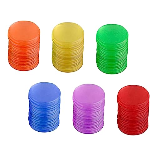 HOOTNEE Bingo Chips Set 19mm Bingo Chips Game Counters for Boys and Girls Education