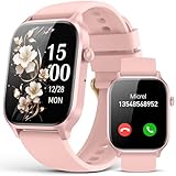 Smart Watches for Women Men,Women Fitness Watch, Fitness Tracker with 110 Sports Modes, Step Counter/Sleep Monitor, IP68 Waterproof, Bluetooth Call & Music Control for iPhone/Android