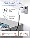 USB C to USB C Cable for Car 3FT/6FT, Coiled USBC Fast Charging Cables, 2Pack Short USB Type C Cord Compatible with iPhone 17/16/15/Samsung Galaxy S20 S10 S9 S8 Plus Note 10 9 8 and More USB C Devices