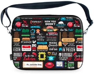 حافظة لاب توب فريندز مطبوعة، مقاس 33 سم/ 13 بوصة