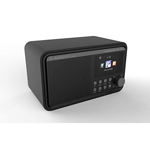 Albrecht DR490 Hybridradio mit Farbdisplay, 27490, Internet, DAB+, UKW, Radiosteuerung via App, Farbe: schwarz – Bild 3