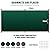 UIRWAY Privacy Fence Screen 4' x 50' Heavy Duty Windscreen Fencing Mesh Fabric Shade Net Cover with Brass Grommets for Outdoor Wall Garden Yard Pool Deck (Green)