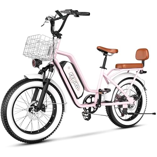 EUYBIKE Electric Bike for Adults, 20"x 4" Fat Tire Ebike, 1450W Peak Commute Bike with 48V 20AH Removable 960WH Battery, 80 Miles Max Range 7-Speed Dual Disc Brake 2 Seat Electric Bicycle