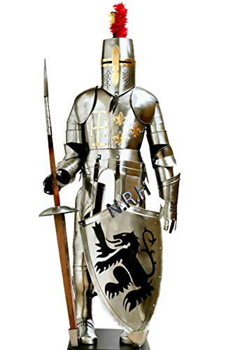 Cavaliere Medievale Indossabile Vestito Dell'armatura Crusader Combat Armatura Completa Corpo
