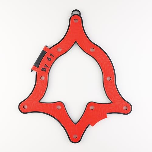 Southern Rec Supply Taom MaxRack Carry Case Hard Template Sheet Holder/Carrier 9/10 Ball (Red)