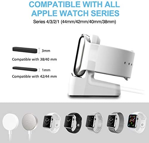 Universal Stand Compatible with All Apple Watch Series - Cozycase Charging Station Dock Holder, Support Nightstand Mode Stand Compatible with iWatch 8/SE/7/6/5/4/3/2/1, 45mm/44mm/42mm/41mm/40mm/38mm