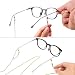 Extremos de cadena de gafas, terminales de conector de goma para gafas,...