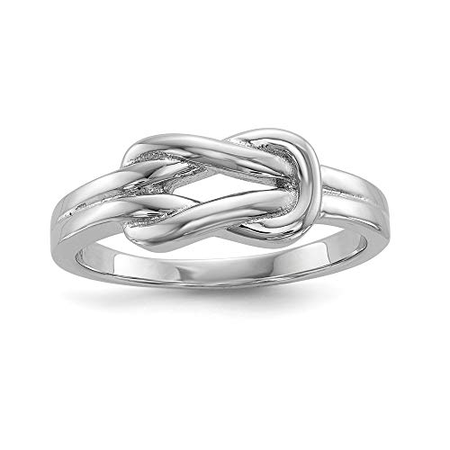 Themed Ring Band 925 White Sterling Silver Women's Flat