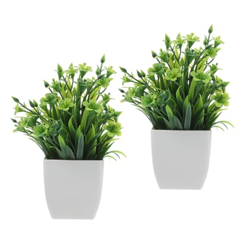 SEWOART Plantas Artificiales Bonsái En Maceta Set De Decoración Realista para Hogar y Oficina Pequeñas Plantas Verdes De Interior Accesorios para Escritorio y Decoración De